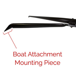 Carbon Boat Attachment Piece for Mounting Rigger