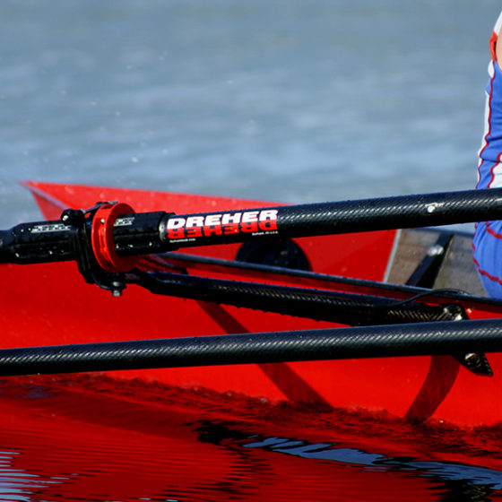 Carbon Side Mounted Sculling Riggers