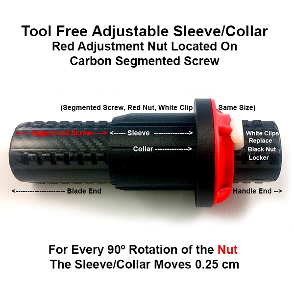 Tool Free Adjustable Sleeve/Collar